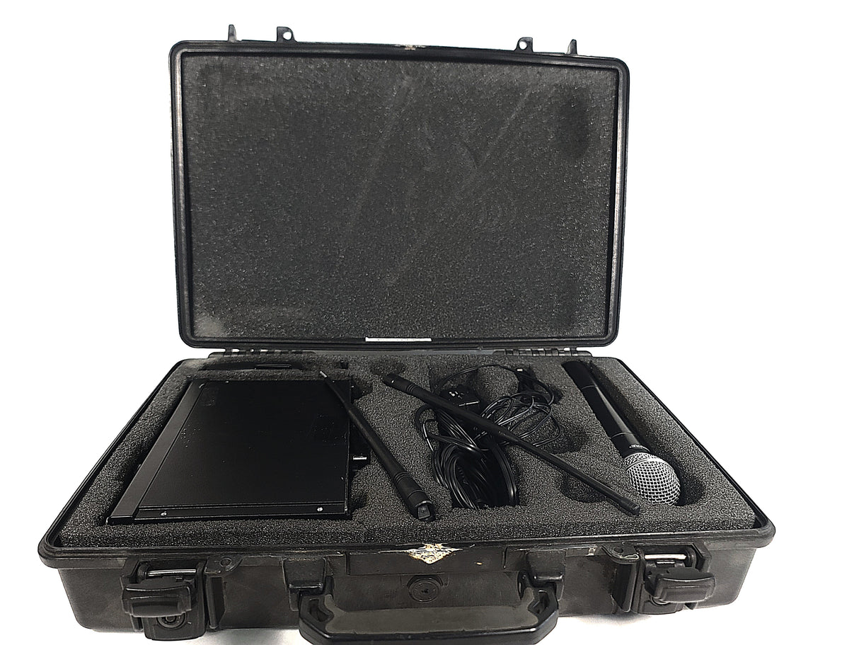 Shure ULXP4 Wireless Receiver Kit (J1: 554-590MHz) w/ Accessories in Pelican 1490 Case