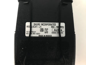 Shure ULXP4 Wireless Receiver Kit (J1: 554-590MHz) w/ Accessories in Pelican 1490 Case