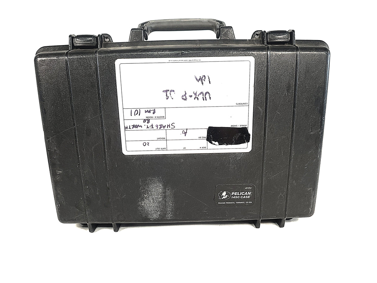 Shure ULXP4 Wireless Receiver Kit (J1: 554-590MHz) w/ Accessories in Pelican 1490 Case