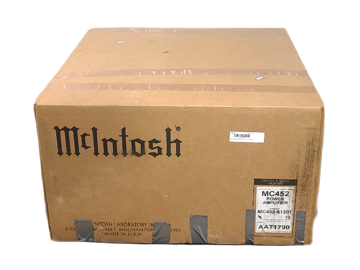 McIntosh MC452 Power Amplifier in Original Box