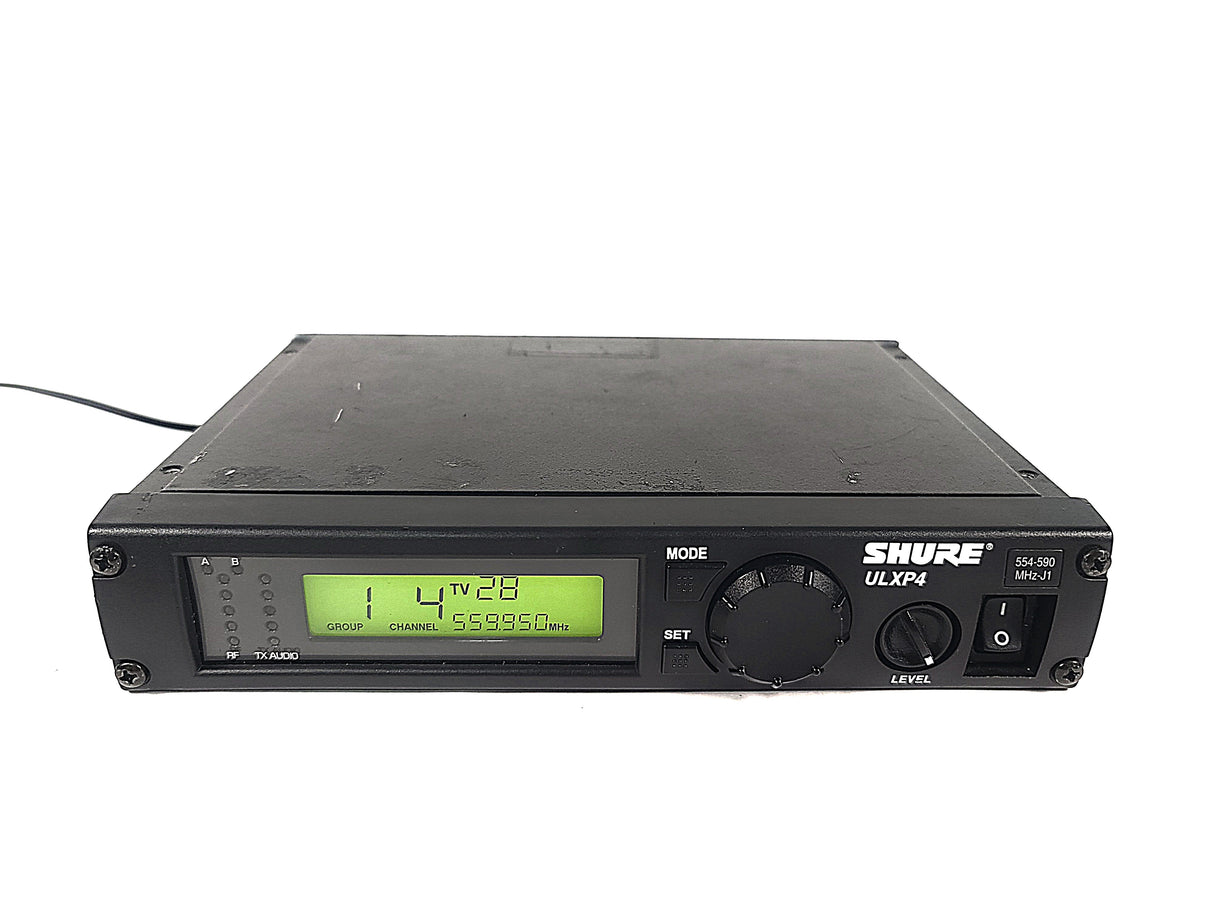 Shure ULXP4 Wireless Receiver Kit (J1: 554-590MHz) w/ Accessories in Pelican 1490 Case