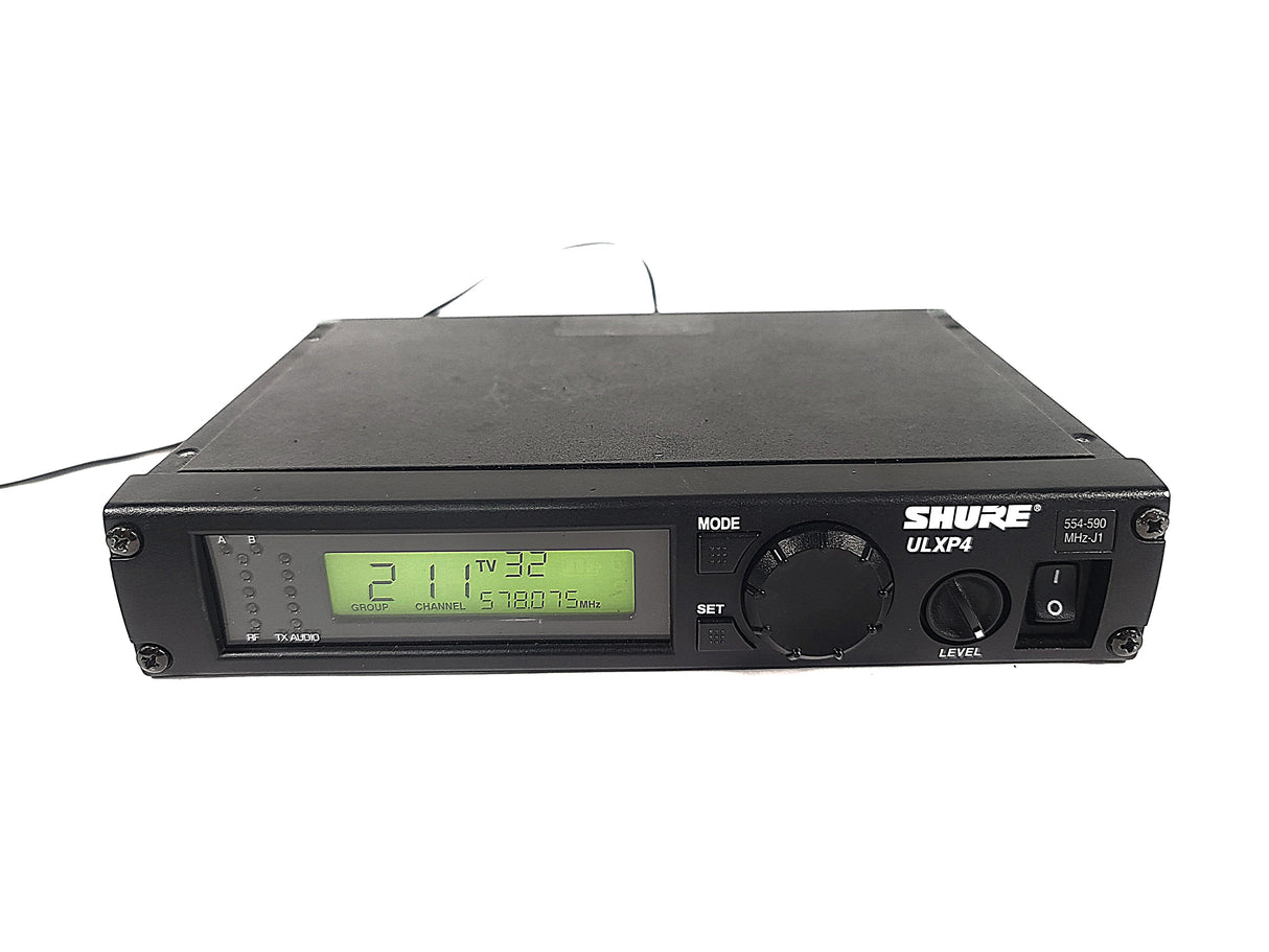 Shure ULXP4 Wireless Receiver Kit (J1: 554-590MHz) w/ Accessories in Pelican 1490 Case