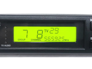 Shure ULXP4 Wireless Receiver Kit (J1: 554-590MHz) w/ Accessories in Pelican 1490 Case