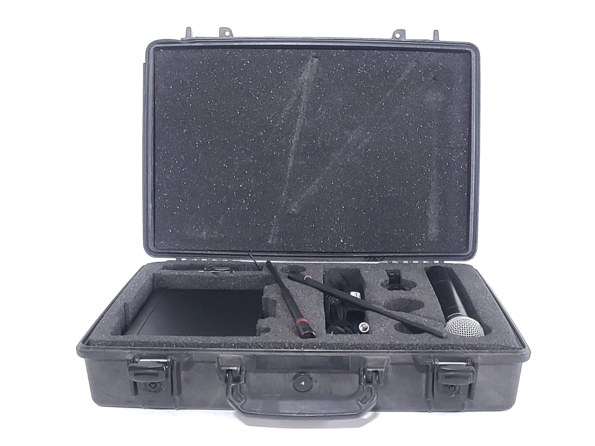 Shure ULXP4 Wireless Receiver Kit (J1: 554-590MHz) w/ Accessories in Pelican 1490 Case