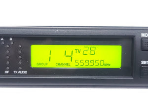 Shure ULXP4 Wireless Receiver Kit (J1: 554-590MHz) w/ Accessories in Pelican 1490 Case