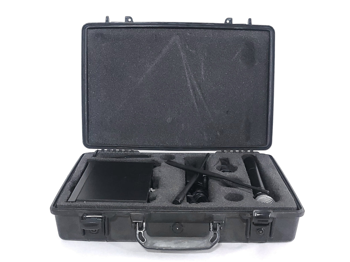 Shure ULXP4 Wireless Receiver Kit (J1: 554-590MHz) w/ Accessories in Pelican 1490 Case