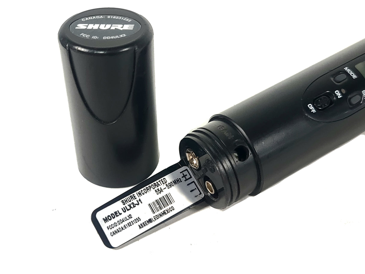 Shure ULX2 Hand Held Microphone (J1: 554-590 MHz) w/ Shure SM58