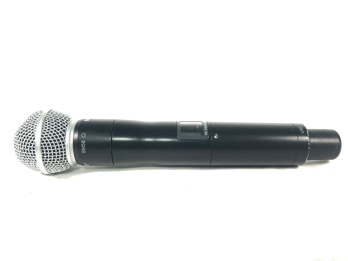 Shure UR2-H4 Hand Held Microphone (518-578 MHz) w/ Shure SM58