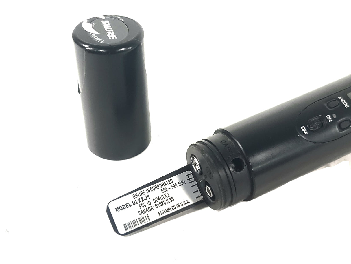 Shure ULX2 Hand Held Microphone (J1: 554-590 MHz) w/ Shure SM58