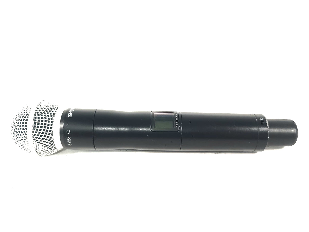 Shure UR2-H4 Hand Held Microphone (518-578 MHz) w/ Shure SM58