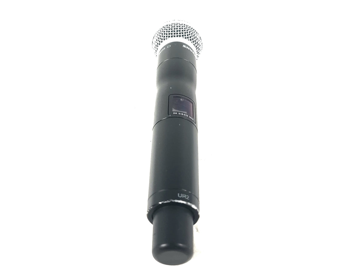 Shure UR2-H4 Hand Held Microphone (518-578 MHz) w/ Shure SM58