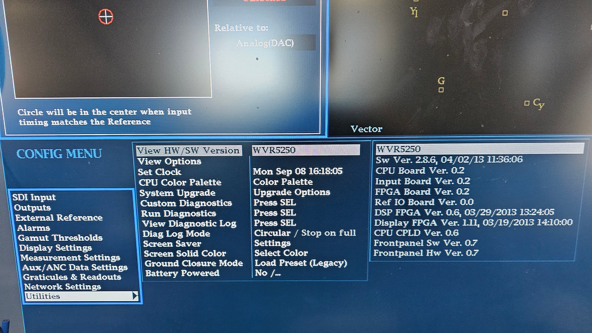 Tektronix WVR 5250 SDI/HDMI Controller w/ Rack-Mounting Hardware