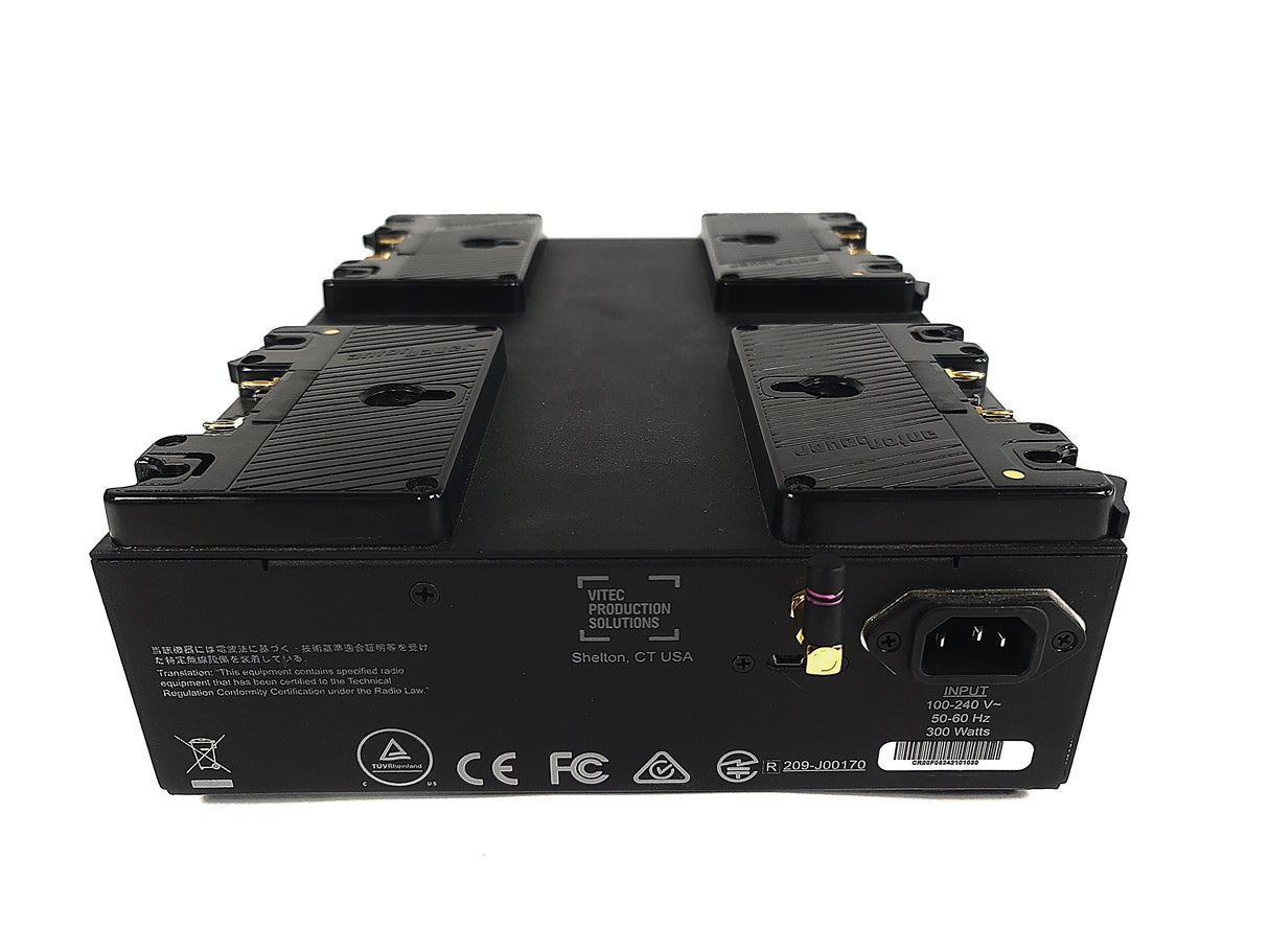 Anton Bauer 8475-0126 LP4 Quad Gold Mount Charger