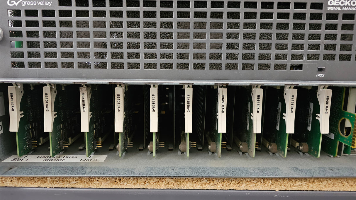 Grass Valley Gecko Flex Signal Management System w/ (10) 8945EDA-D HD Equalizing Modules