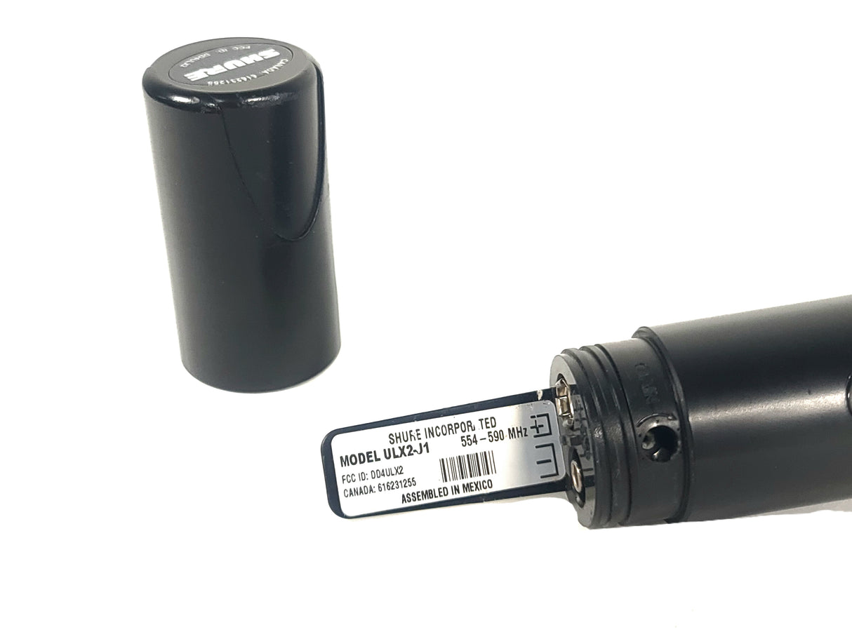 Shure ULX2 Hand Held Microphone (J1: 554-590 MHz) w/ Shure SM58