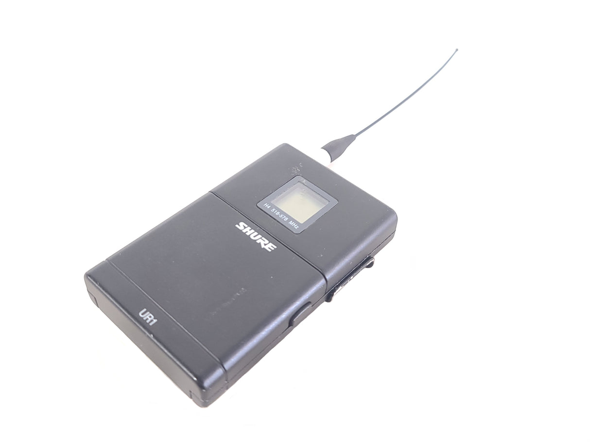 Shure UR1 H4 Wireless Transmitter Belt Pack  (518-573 MHz) w/ Antenna