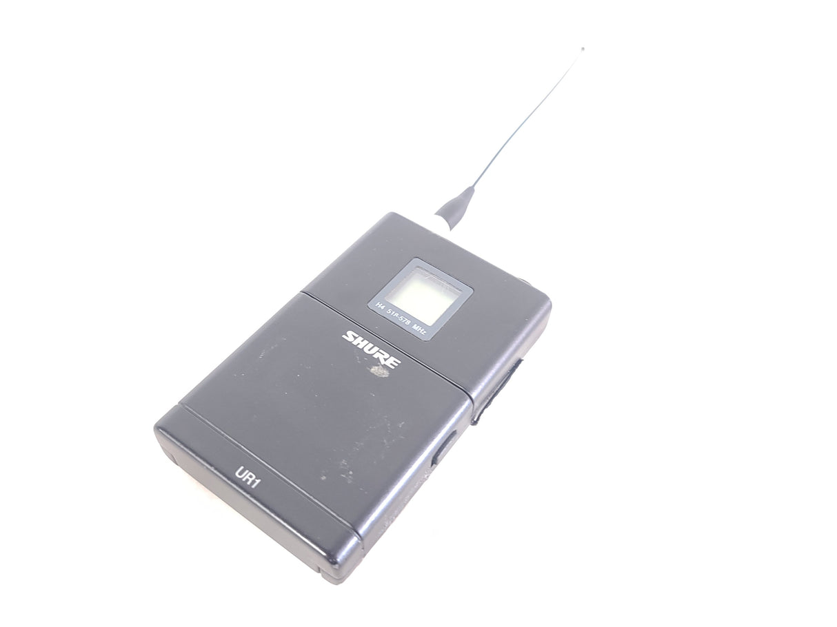 Shure UR1 H4 Wireless Transmitter Belt Pack  (518-573 MHz) w/ Antenna