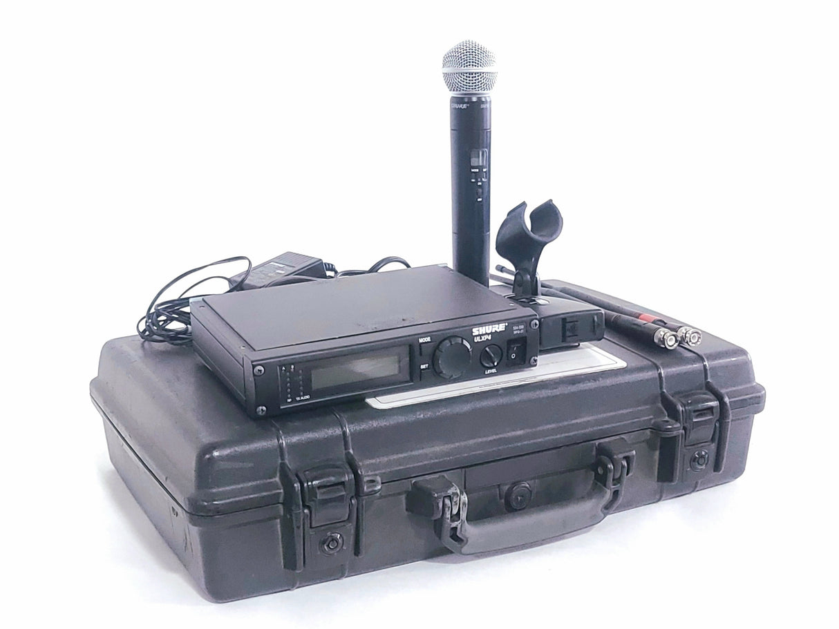 Shure ULXP4 Wireless Receiver Kit (J1: 554-590MHz) w/ Accessories in Pelican 1490 Case