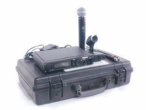 Shure ULXP4 Wireless Receiver Kit (J1: 554-590MHz) w/ Accessories in Pelican 1490 Case