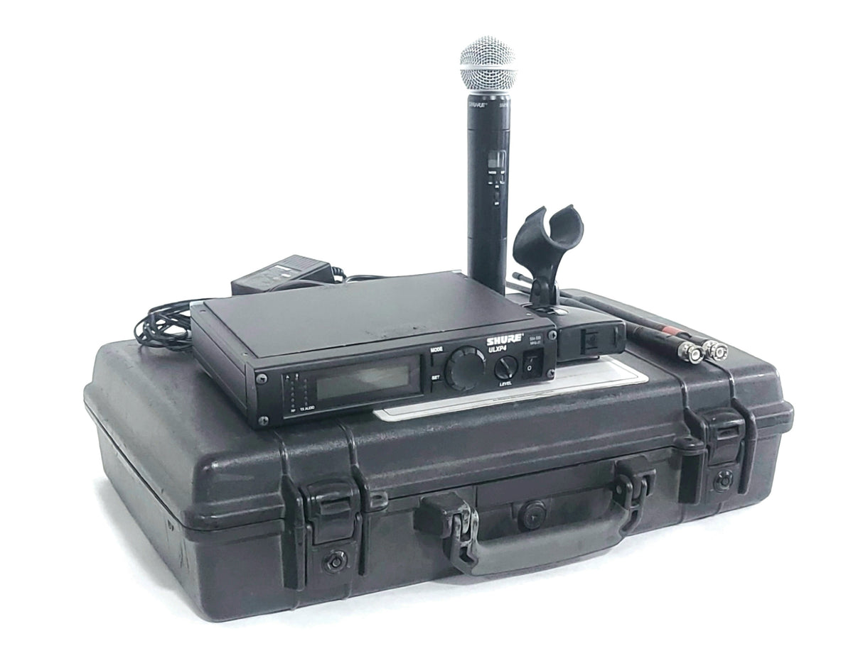 Shure ULXP4 Wireless Receiver Kit (J1: 554-590MHz) w/ Accessories in Pelican 1490 Case