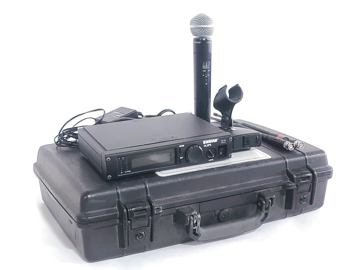 Shure ULXP4 Wireless Receiver Kit (G3: 470-506MHz) w/ Accessories in Pelican 1490 Case