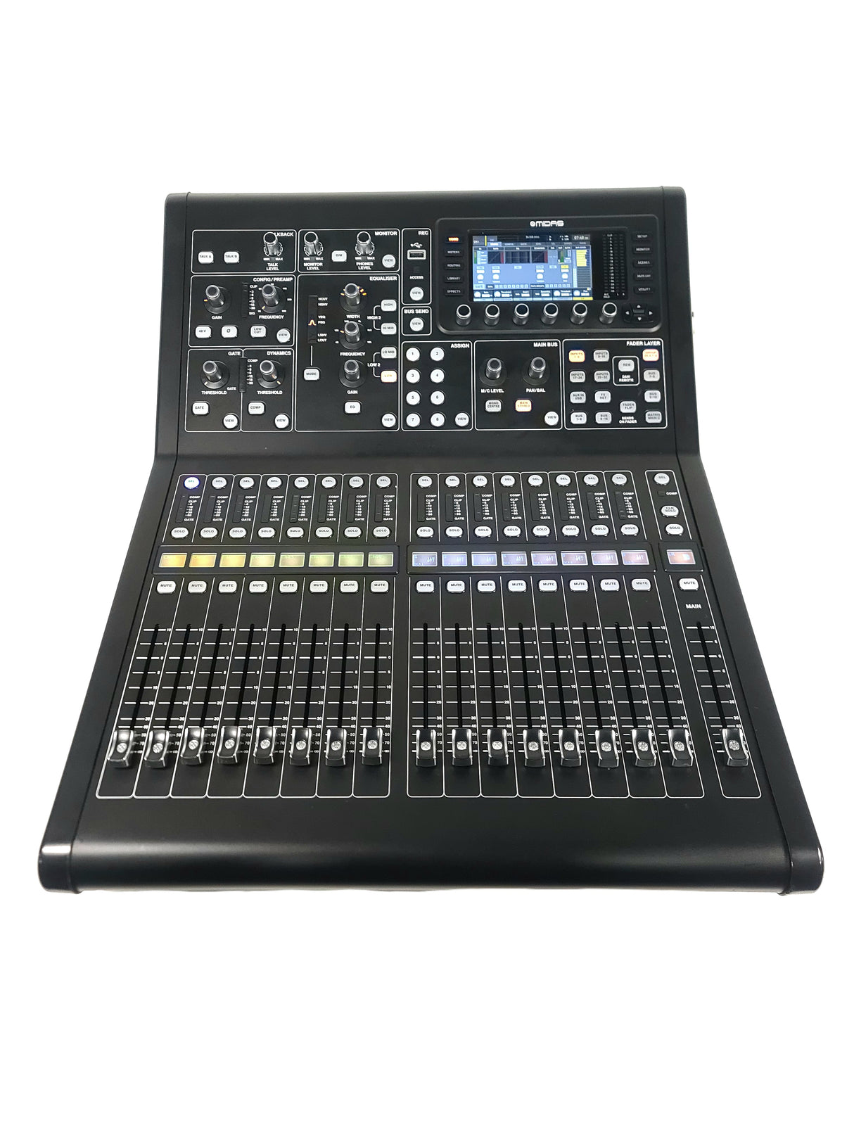 Midas M32R LIVE Digital Console for Live Performance and Studio Recording w/ Klark Teknik DN32-USB Option Card