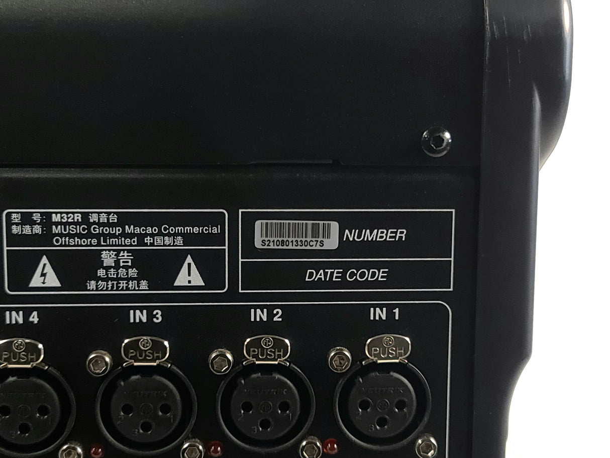 Midas M32R LIVE Digital Console for Live Performance and Studio Recording w/ Klark Teknik DN32-USB Option Card