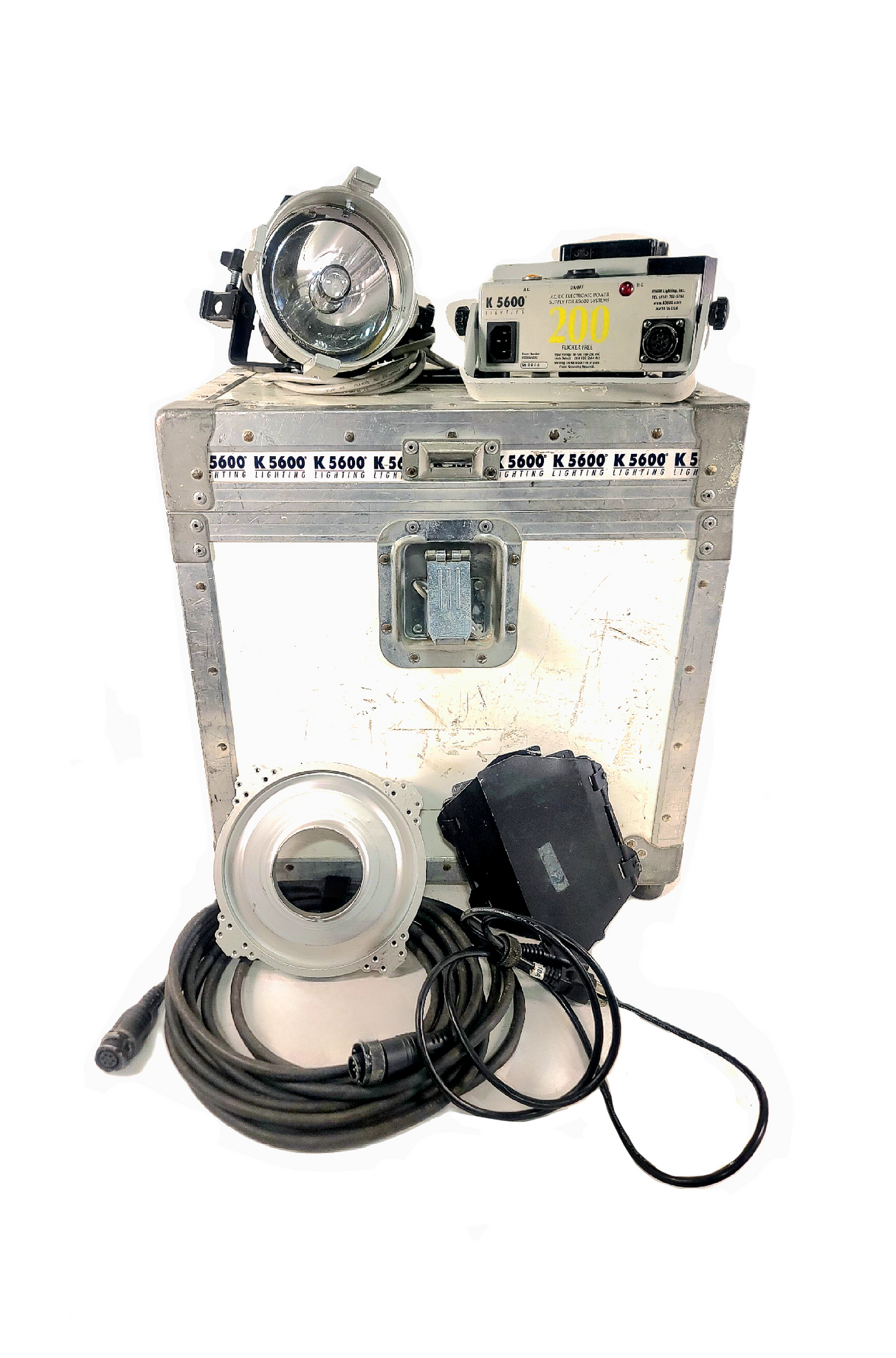 K 5600 Lighting Joker-Bug 200 Par Light w/ Accessories in Hard Rolling Case