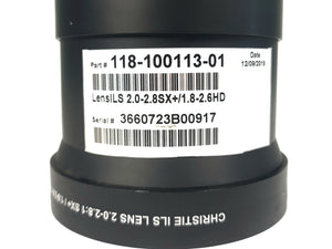 Christie 118-100113-01 ILS Series 1.8-2.6HD Zoom Projector Lens