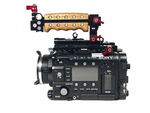 Sony PMW-F5 Solid-State Memory Handheld Camcorder w/ Sony DVF-EL100 View Finder, Lens Adapter & Mounts in Rolling Hard Case