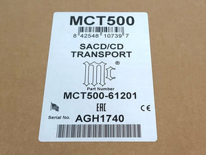 McIntosh MCT500-61201 SACD/CD Transport in Original Box
