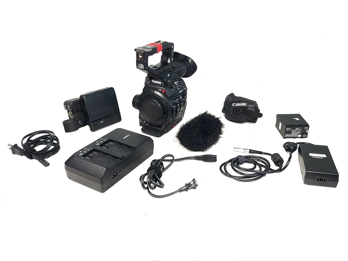 Canon Cinema EOS C300 Mark II Camcorder w/ Accessories in Wheeled Pelican Case