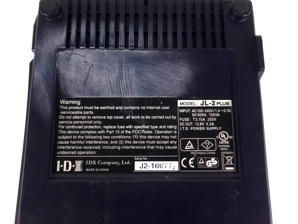 IDX JL-2PLUS Dual Channel Sequential Quick Charger