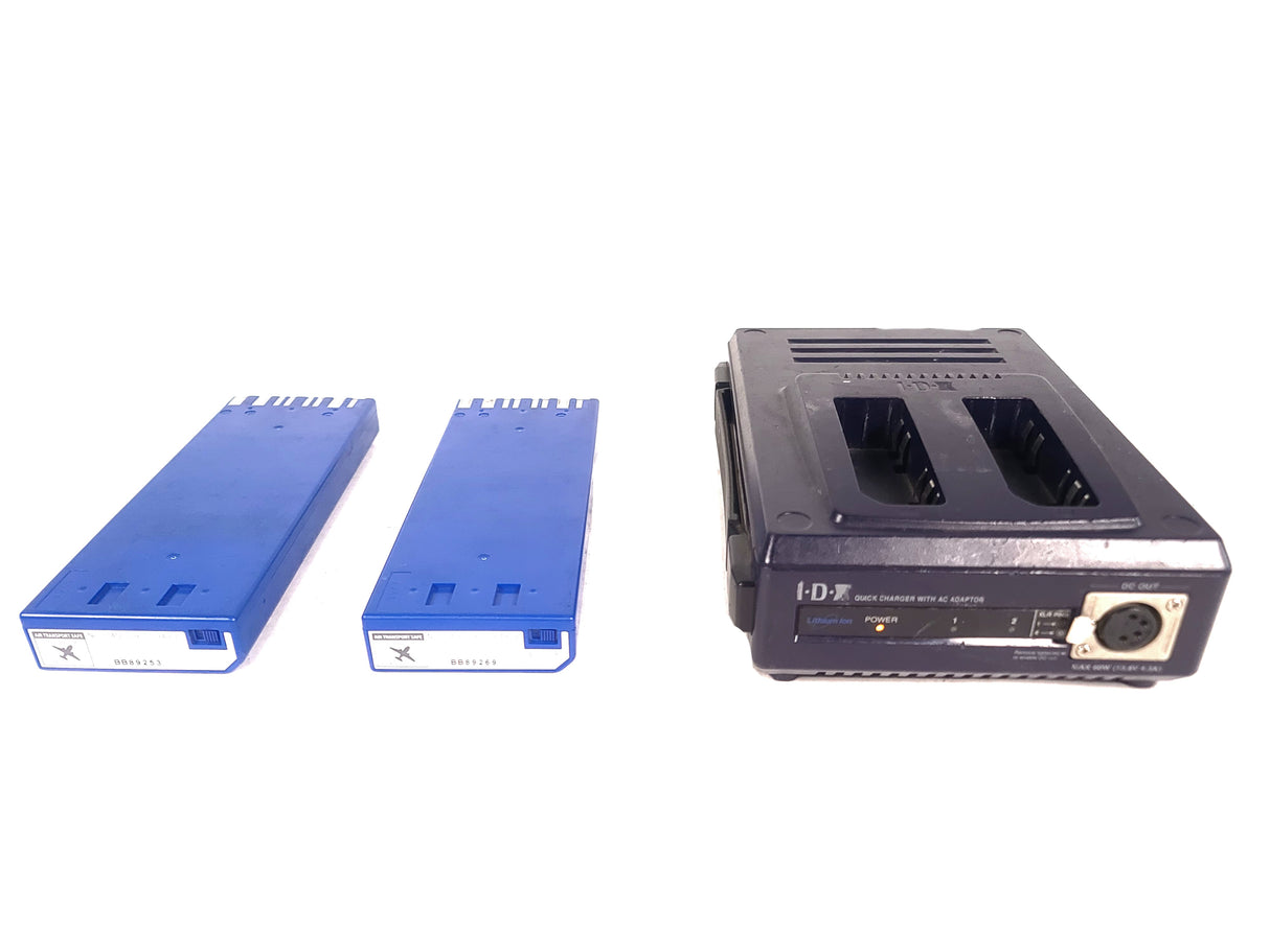 IDX JL-2PLUS Dual Channel Sequential Quick Charger w/ (2) NP-L7S Batteries