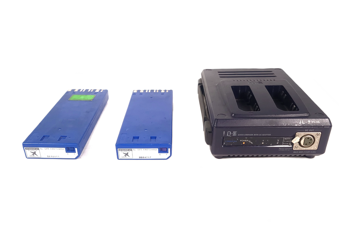 IDX JL-2PLUS Dual Channel Sequential Quick Charger w/ (2) NP-L7S Batteries