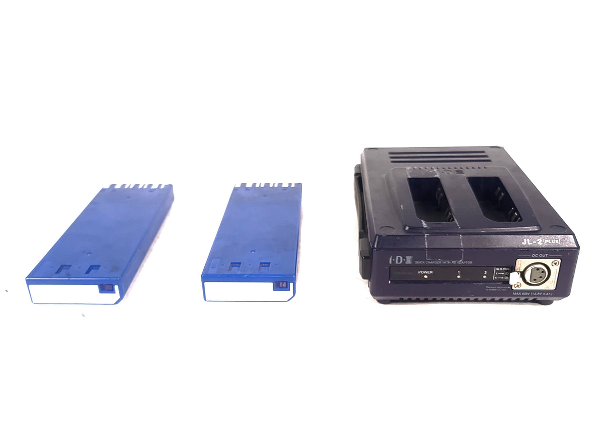 IDX JL-2PLUS Dual Channel Sequential Quick Charger w/ (2) NP-L7S Batteries