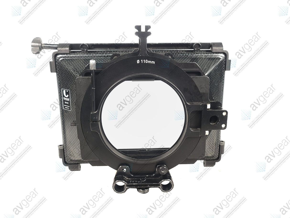 Chrosziel SD 412 Matte Box 110MM Outer Ring, Filter Trays & Rail Mount (Missing Flag)