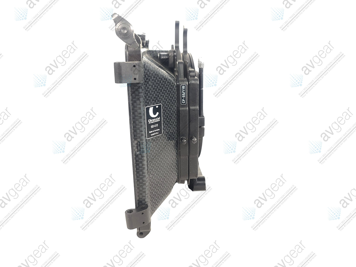 Chrosziel SD 412 Matte Box 110MM Outer Ring, Filter Trays & Rail Mount (Missing Flag)