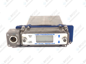 Lectrosonics SRA5P Dual UHF Receiver; Freq Block 25 (640.0-665.5) MHz [Not for Use in The USA]