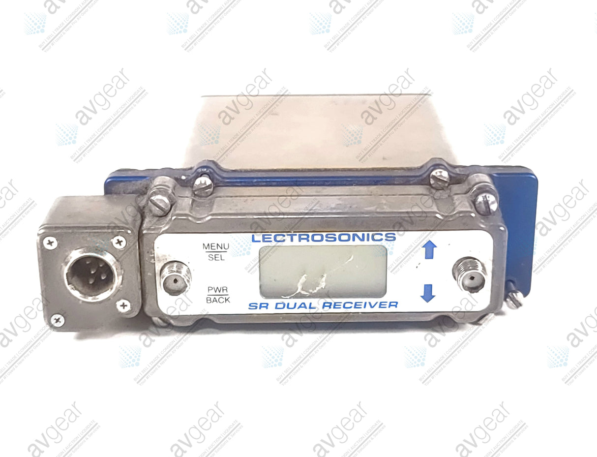 Lectrosonics SRA5P Dual UHF Receiver; Freq Block 25 (640.0-665.5) MHz [Not for Use in The USA]