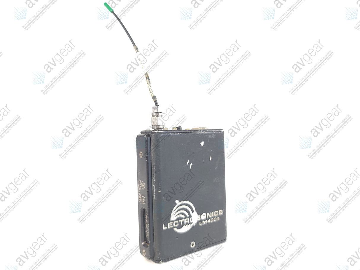 Lectrosonics UM400A Block 25 Belt Pack Transmitter (640-665MHz) [Not For Use In The USA]
