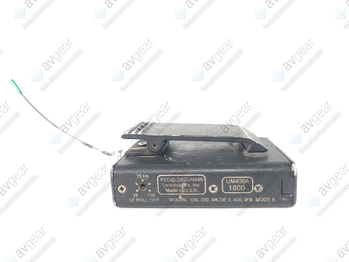Lectrosonics UM400A Block 25 Belt Pack Transmitter (640-665MHz) [Not For Use In The USA]