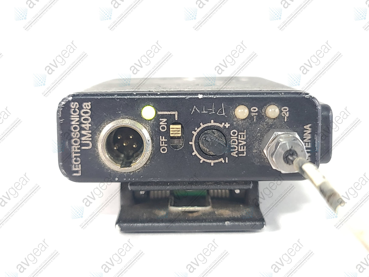 Lectrosonics UM400A Block 25 Belt Pack Transmitter (640-665MHz) [Not For Use In The USA]