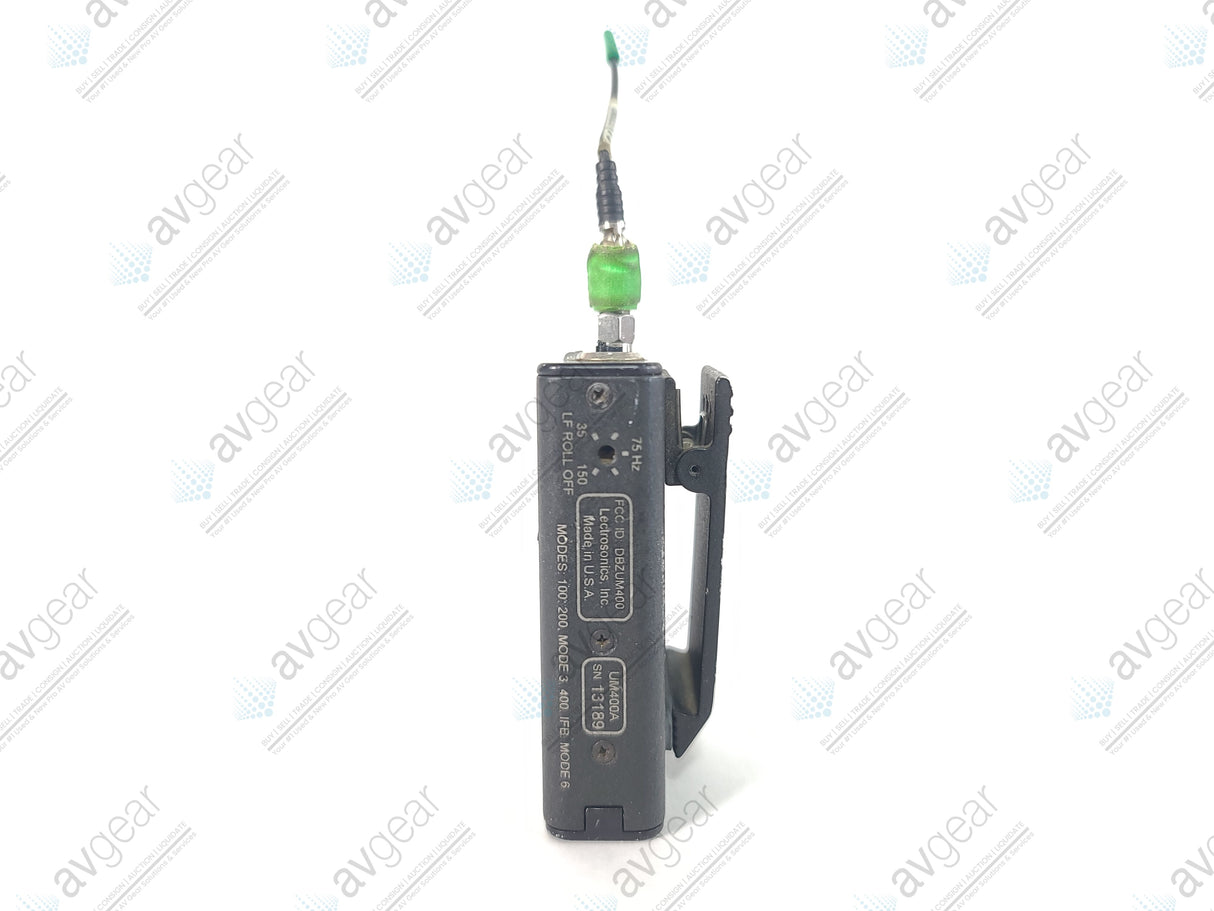 Lectrosonics UM400A Block 25 Belt Pack Transmitter (640-665MHz) [Not For Use In The USA]