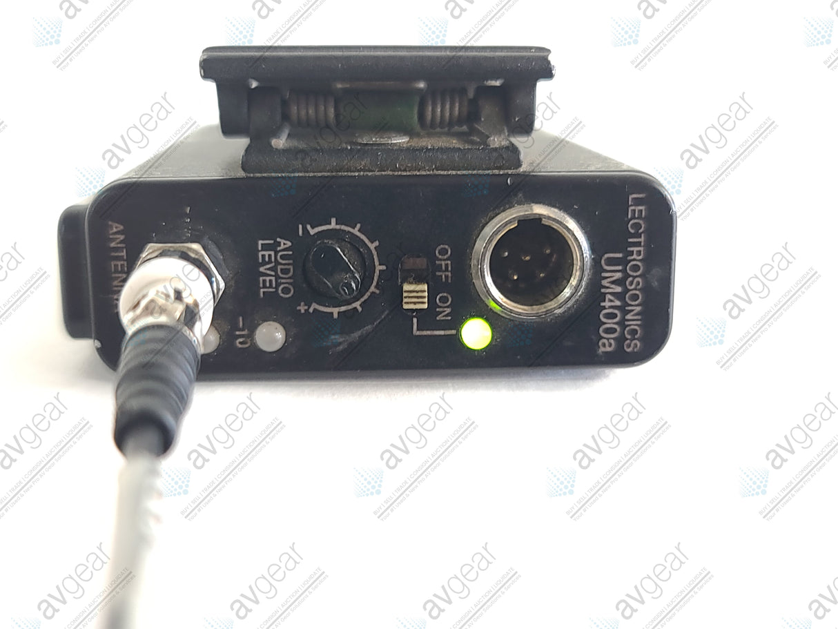 Lectrosonics UM400A Block 25 Belt Pack Transmitter (640-665MHz) [Not For Use In The USA]