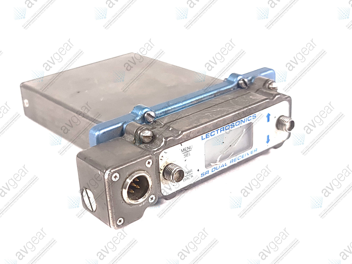 Lectrosonics SRA5P Dual UHF Receiver; Freq Block 25 (640.0-665.5) MHz [Not for Use in The USA]
