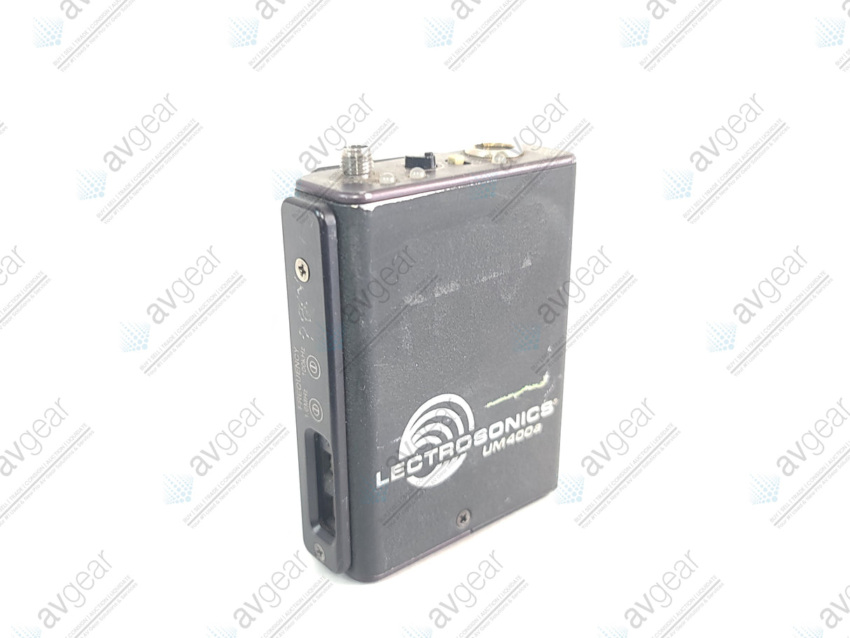Lectrosonics UM400A Block 24 Belt Pack Transmitter (614-639MHz) [Not For Use In The USA]