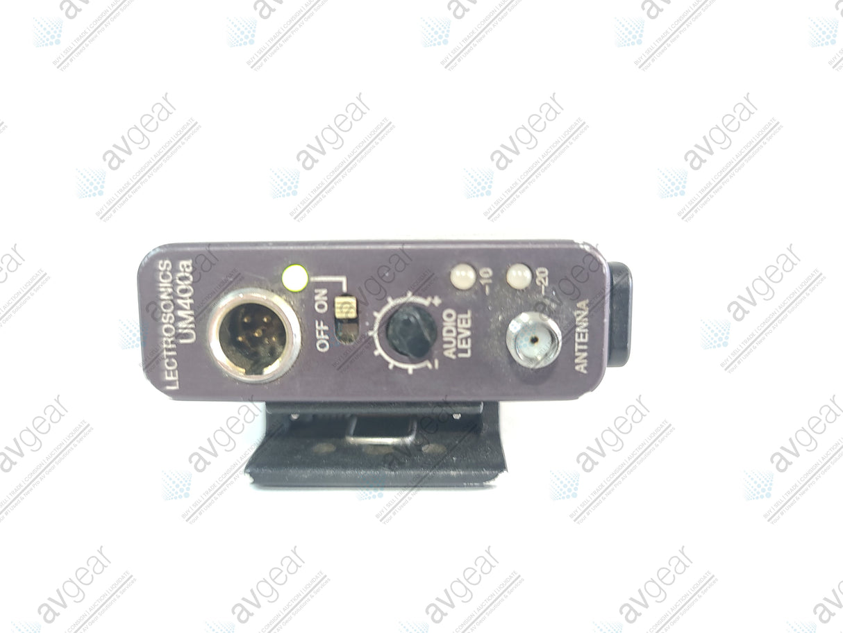 Lectrosonics UM400A Block 24 Belt Pack Transmitter (614-639MHz) [Not For Use In The USA]