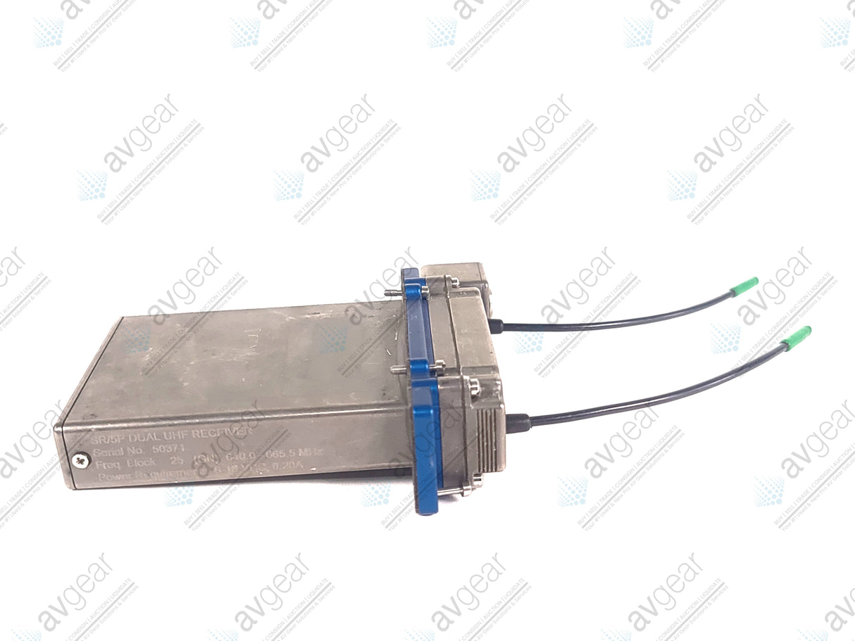 Lectrosonics SR/5P Dual UHF Receiver; Freq. Block 25 (640.0-665.5) MHz [Not For use in The USA]