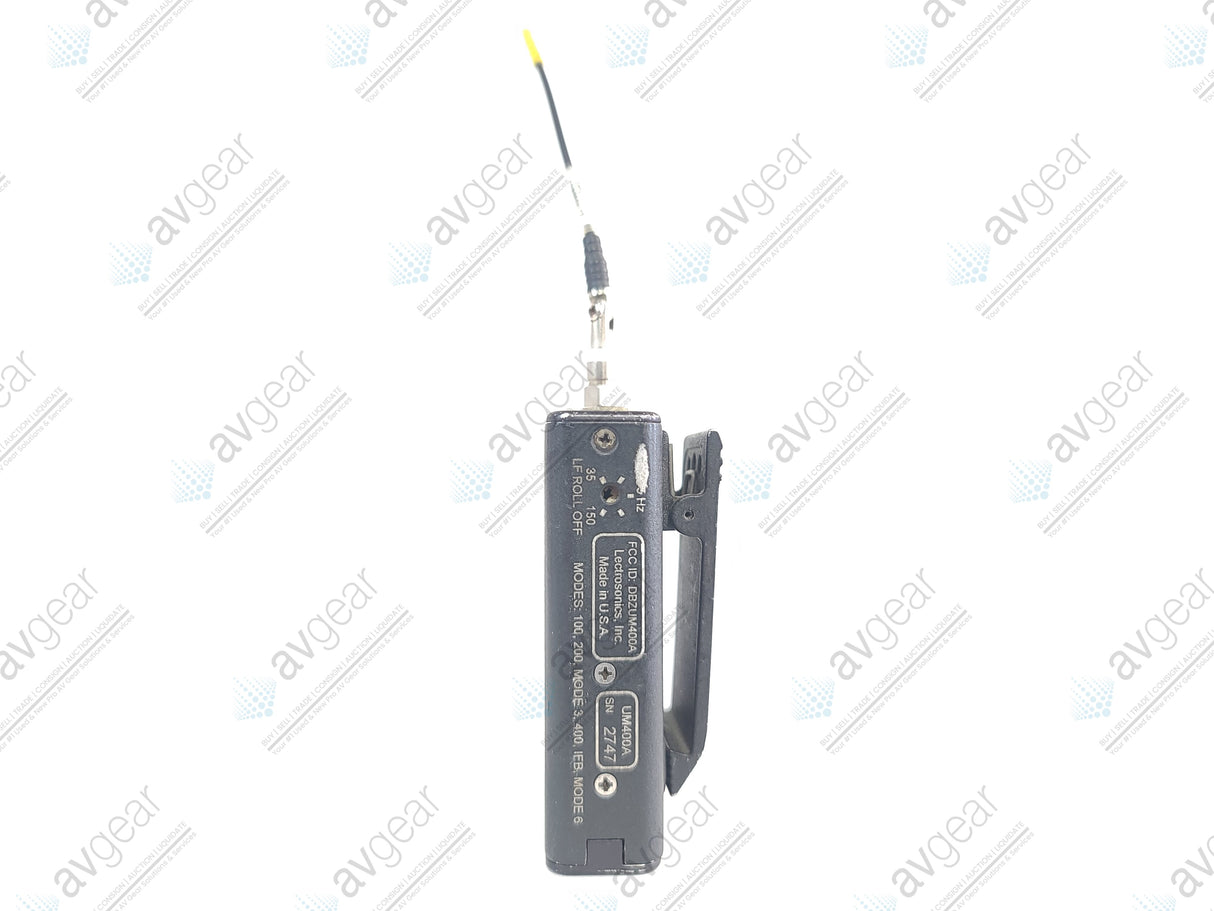 Lectrosonics UM400A Block 24 Belt Pack Transmitter (614-639MHz) [Not For Use In The USA]
